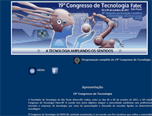 Tablet Screenshot of congresso.fatecsp.br